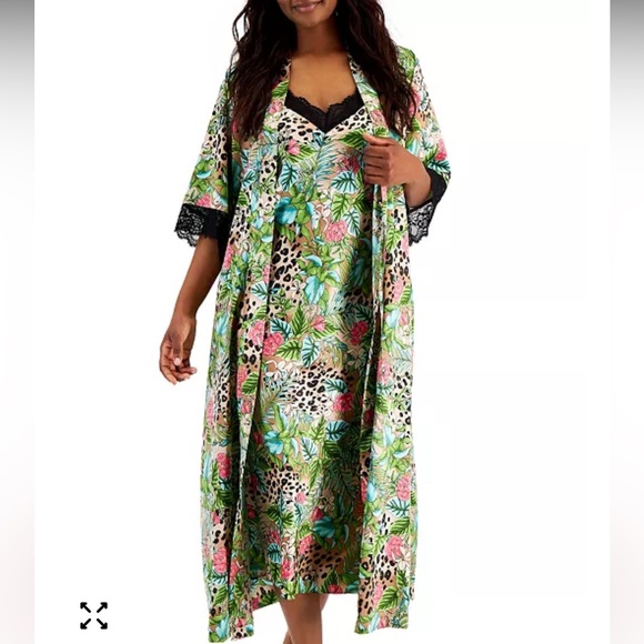 •NEW• INC Women’s Jungle Robe Intimates - Picture 2 of 9